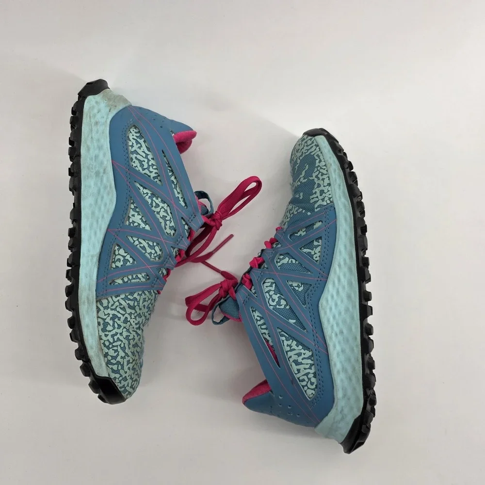 Adidas Vigor Bounce Aqua Pink Running Sneakers Shoes Kid's Youth - SZ 4